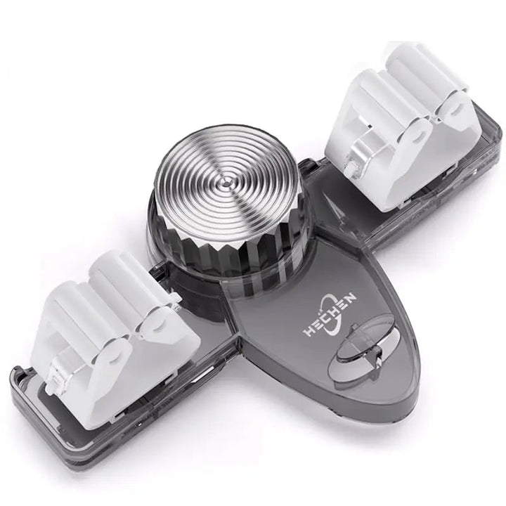 (1+1 Free) Broom Holder with Suction Cups – Space-Saving Wall Mount with Adjustable Hooks