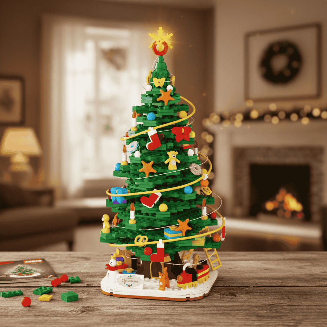 1,102-Piece Christmas Advent Calendar for Creative Holiday Memories