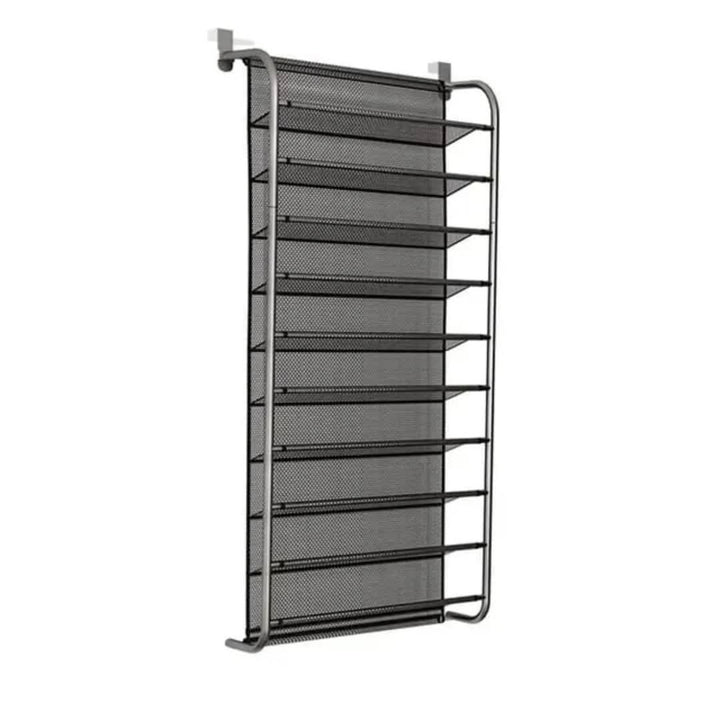 10-Tier Over-the-Door Shoe Rack Organizer
