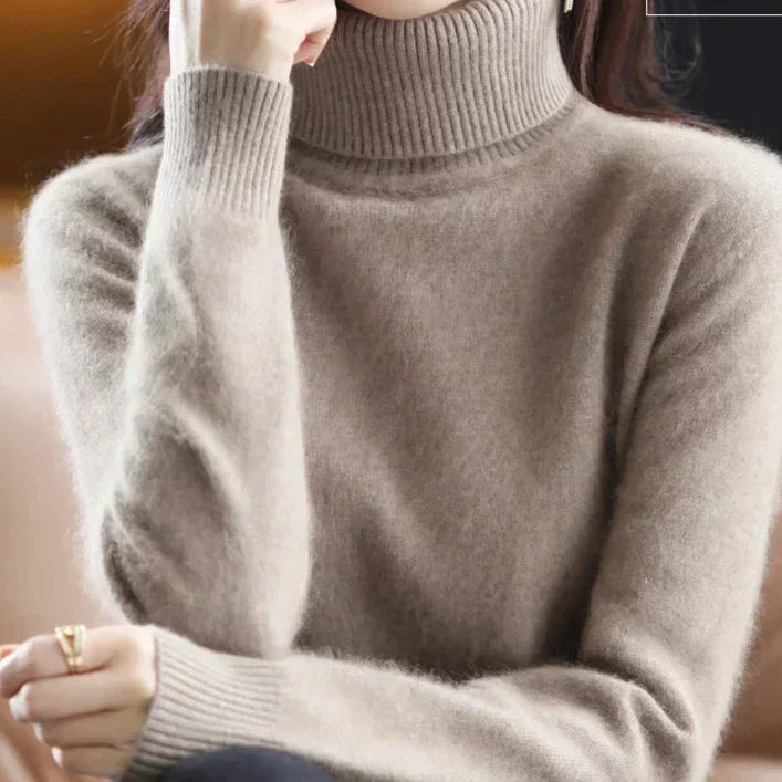 100% Cashmere Turtleneck Sweater