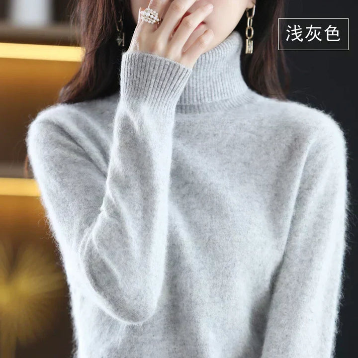 100% Cashmere Turtleneck Sweater