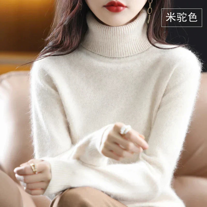 100% Cashmere Turtleneck Sweater