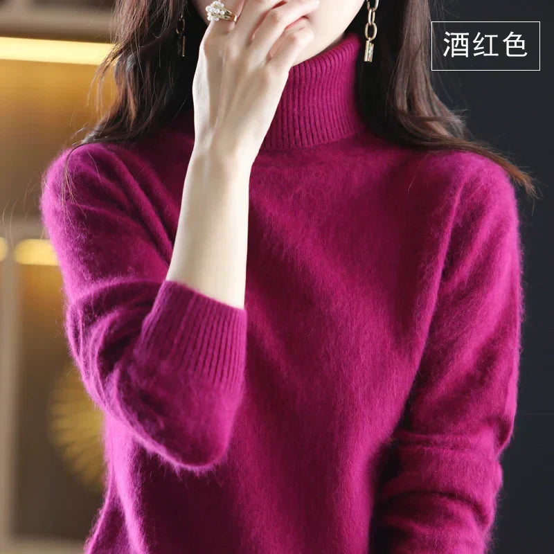 100% Cashmere Turtleneck Sweater