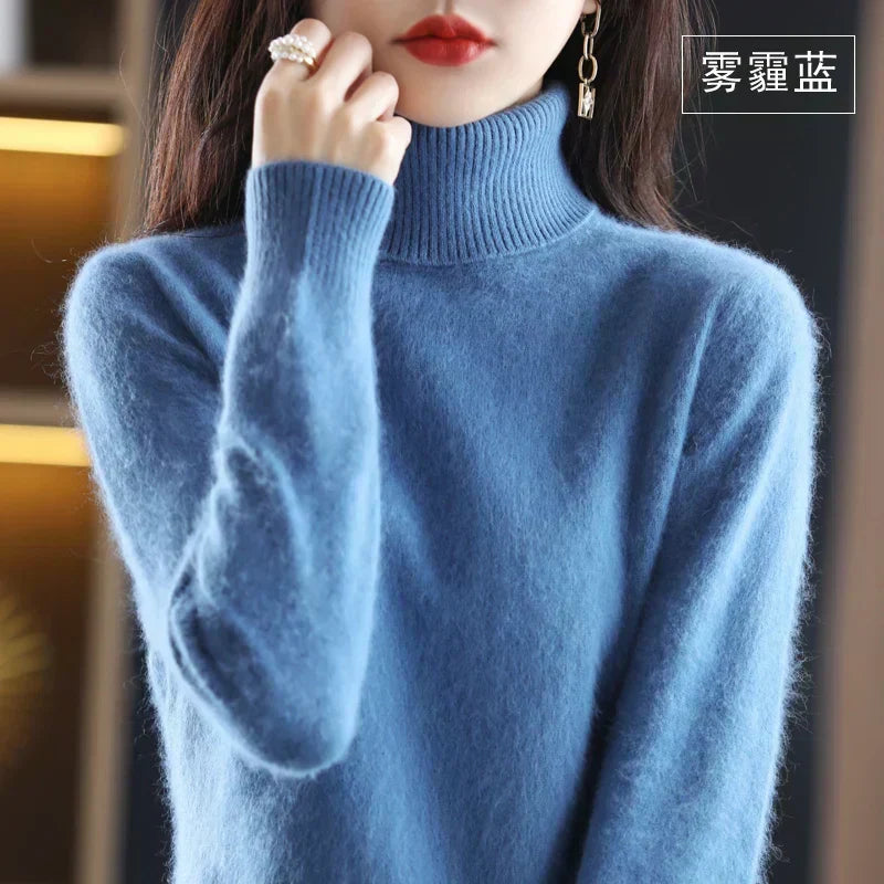 100% Cashmere Turtleneck Sweater