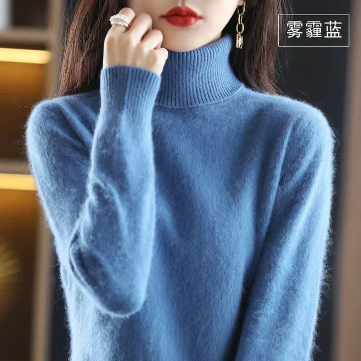 100% Cashmere Turtleneck Sweater