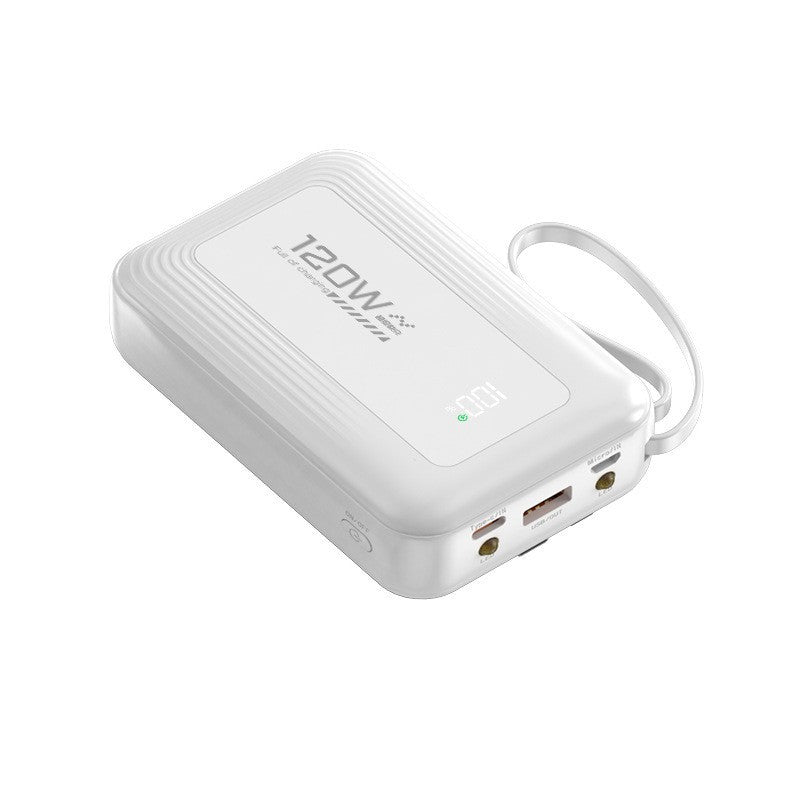 10000mAh Power Bank with Smart Charging Interface and High-Visibility LED Display