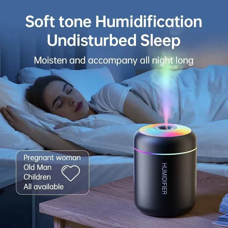 180ml USB Humidifier with LED Lighting