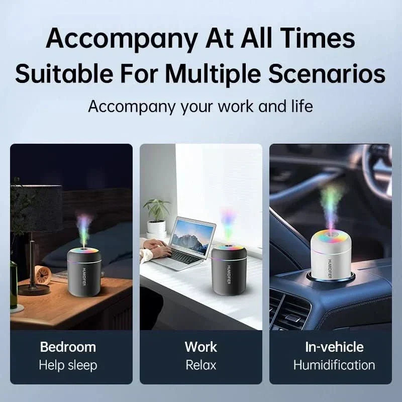 180ml USB Humidifier with LED Lighting