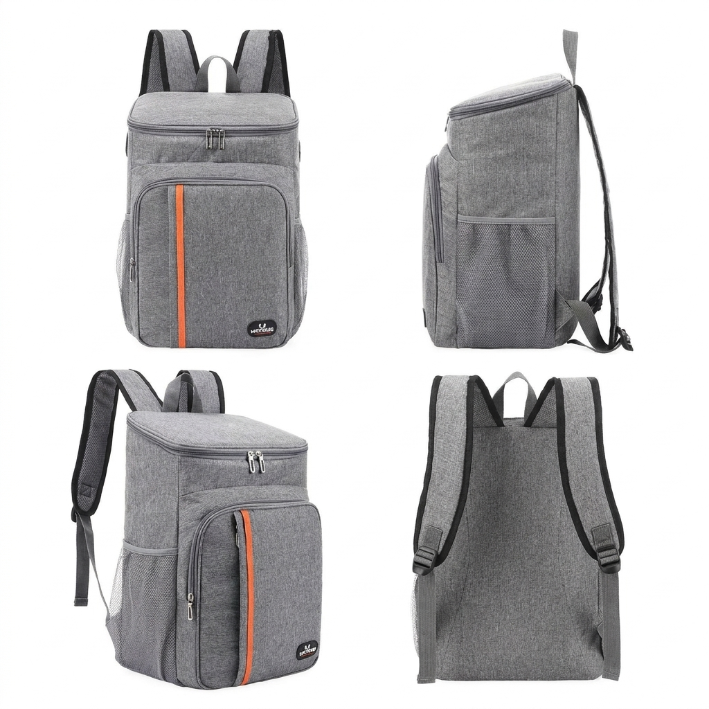 18L Portable Thermal Lunch Bag with Waterproof Insulation