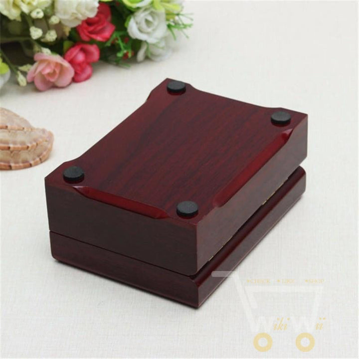 24-Karat Gold-Plated Playing Card Deck in a Wooden Box