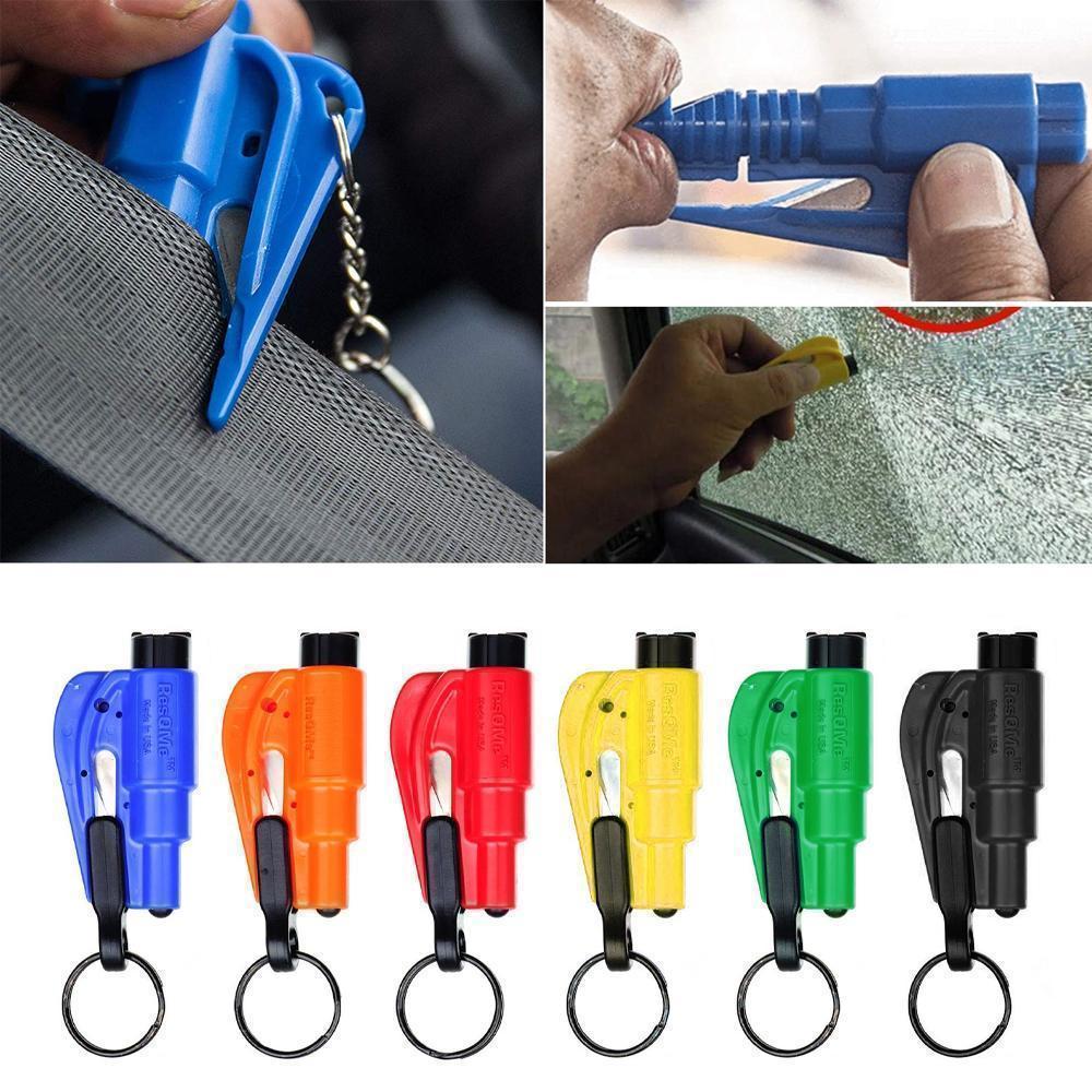 3-in-1 Life-Saving Keychain | Car Keychain with Tool