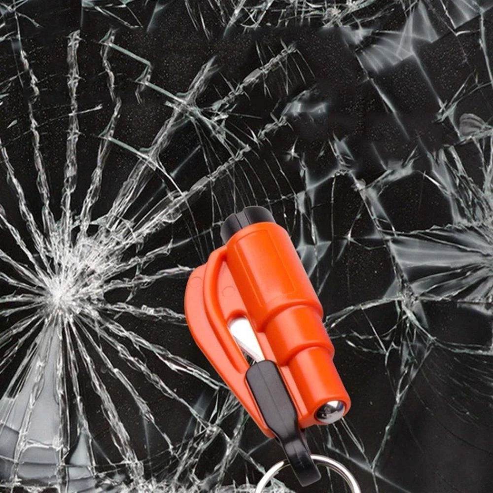 3-in-1 Life-Saving Keychain | Car Keychain with Tool