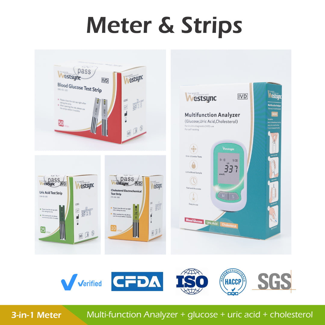 3 In 1 Multifunctional Health Monitor (Cholesterol, Glucose &amp; Uric Acid) - Image 3