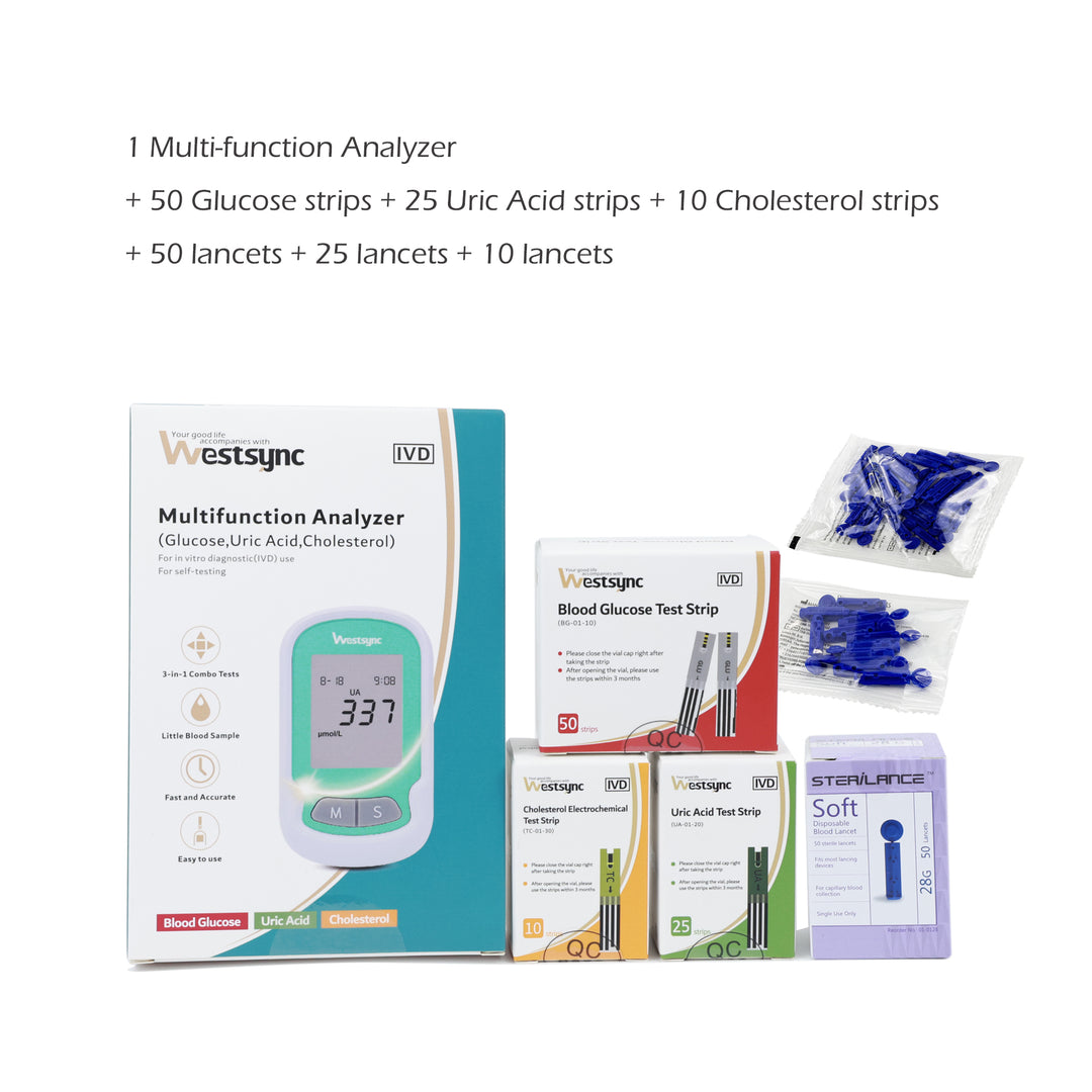 3 In 1 Multifunctional Health Monitor (Cholesterol, Glucose &amp; Uric Acid) - Image 4