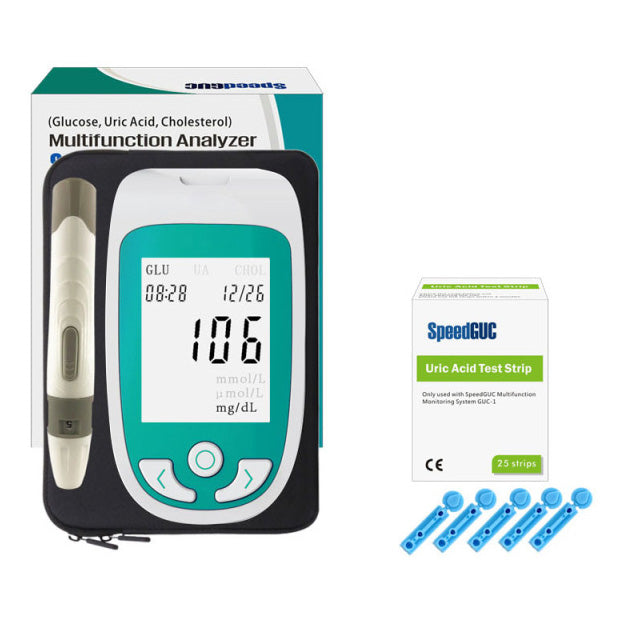 3 In 1 Multifunctional Health Monitor (Cholesterol, Glucose &amp; Uric Acid)