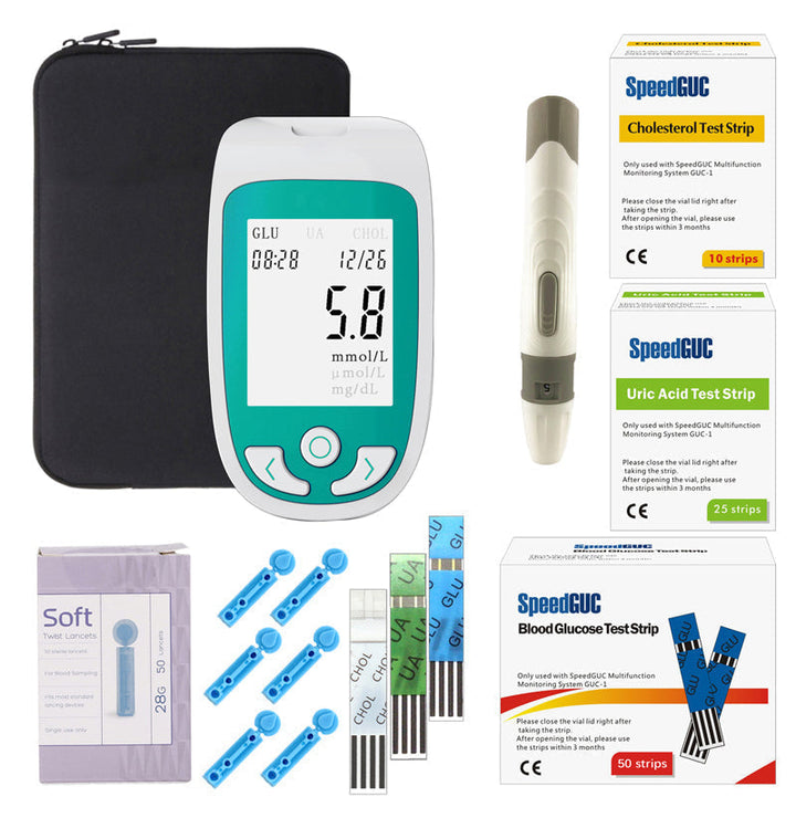3 In 1 Multifunctional Health Monitor (Cholesterol, Glucose &amp; Uric Acid)