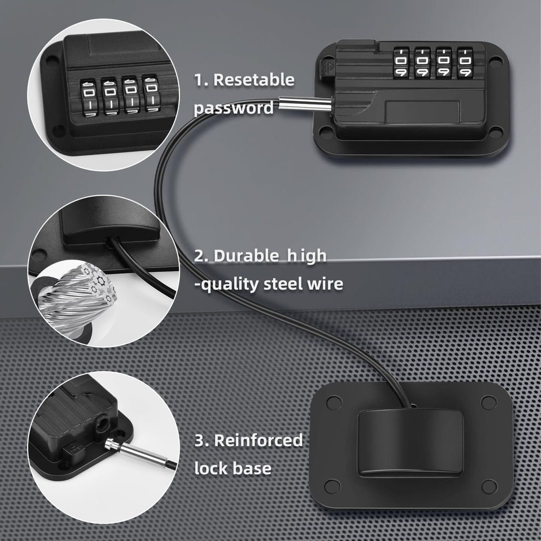 4-Digit Combination Fridge Lock