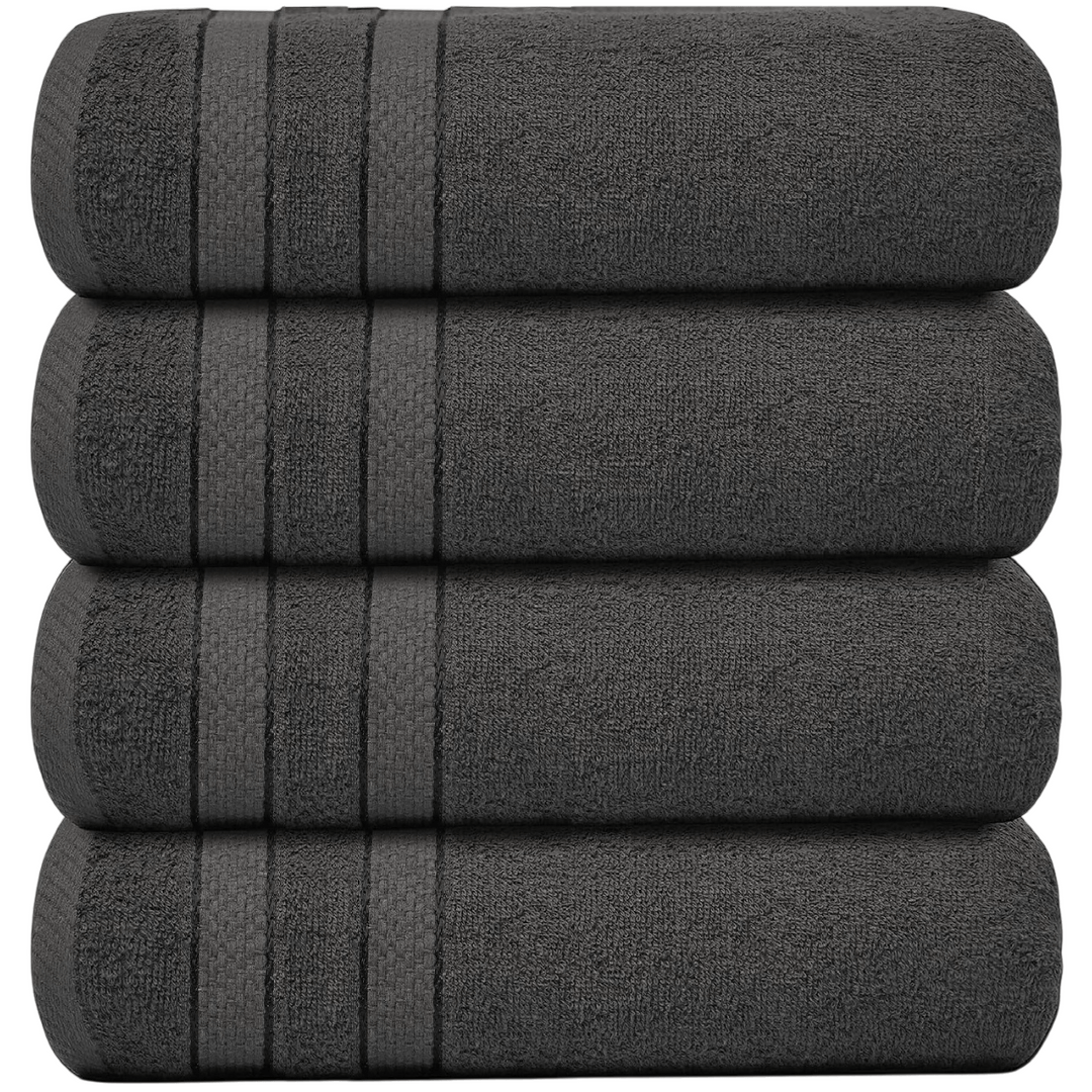 4-Piece Oversized Absorbent Bath Towel Set