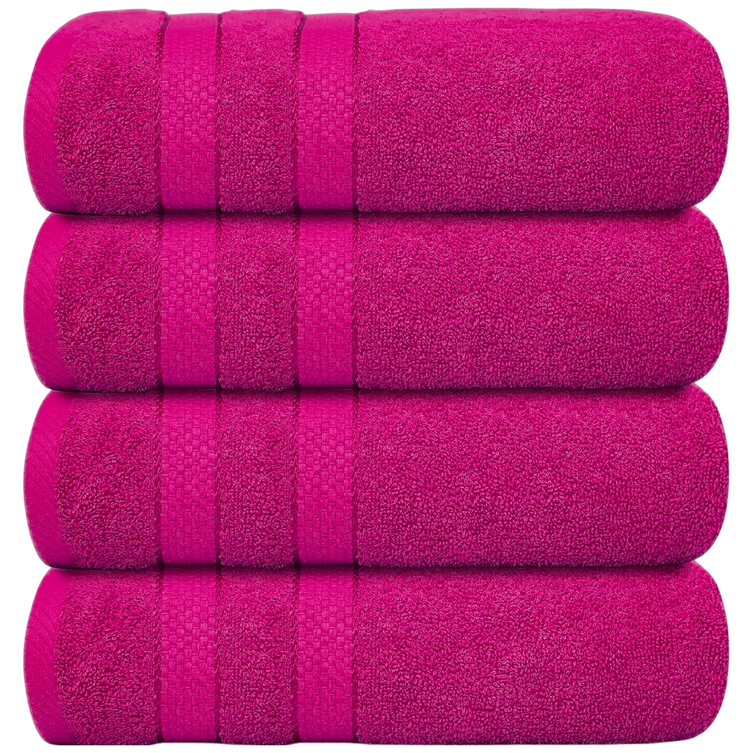 4-Piece Oversized Absorbent Bath Towel Set