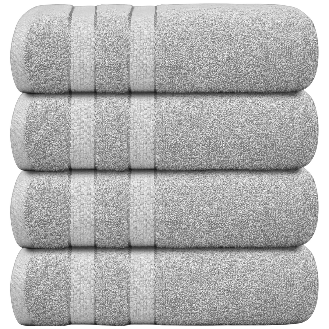 4-Piece Oversized Absorbent Bath Towel Set