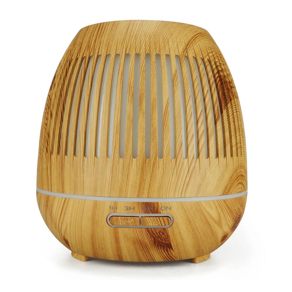 400 ml Aroma Diffuser with Remote Control in Dark and Light Wood Finish