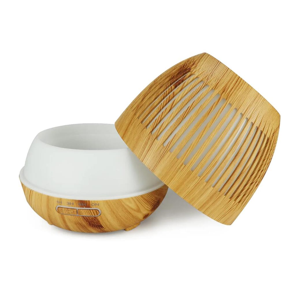 400 ml Aroma Diffuser with Remote Control in Dark and Light Wood Finish