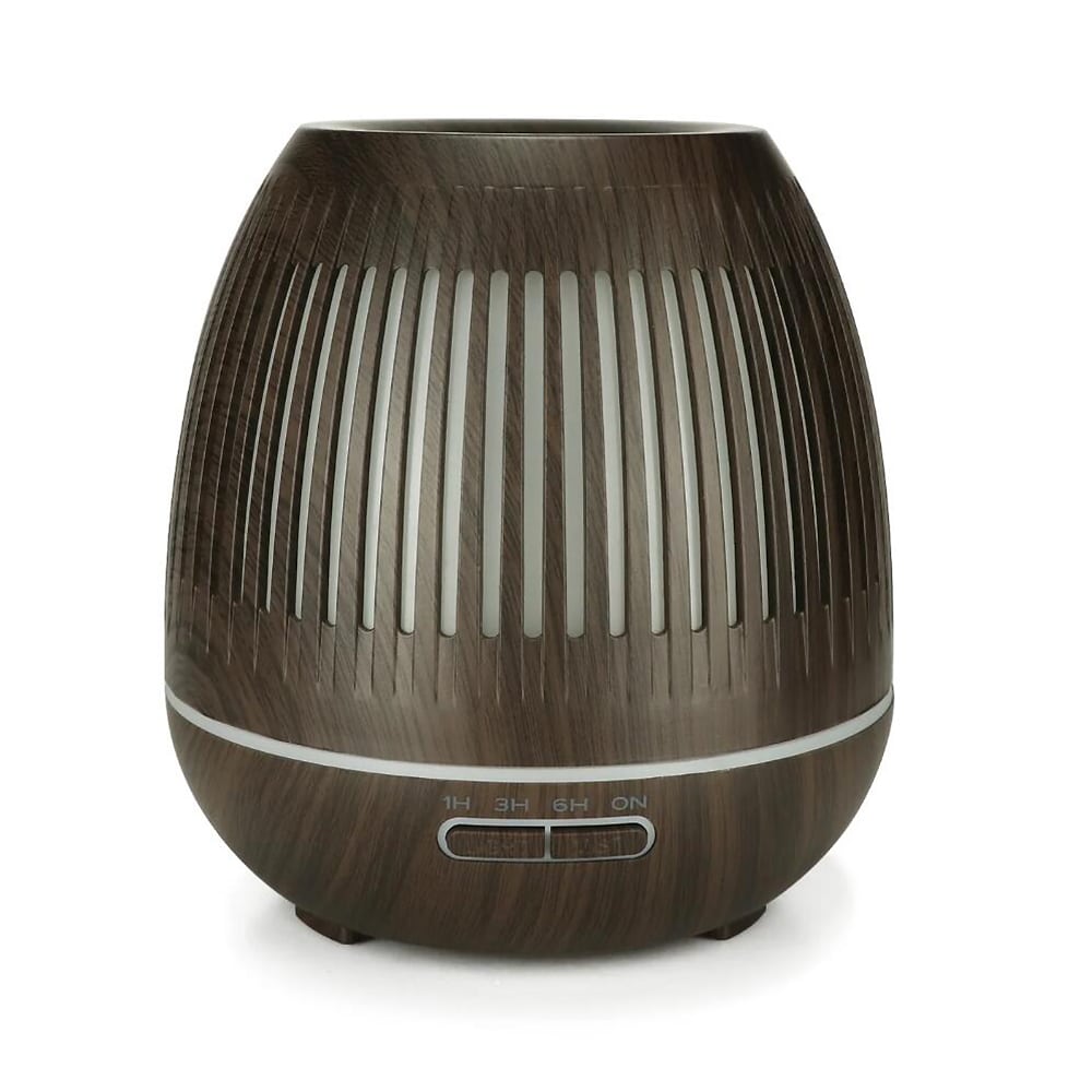400 ml Aroma Diffuser with Remote Control in Dark and Light Wood Finish