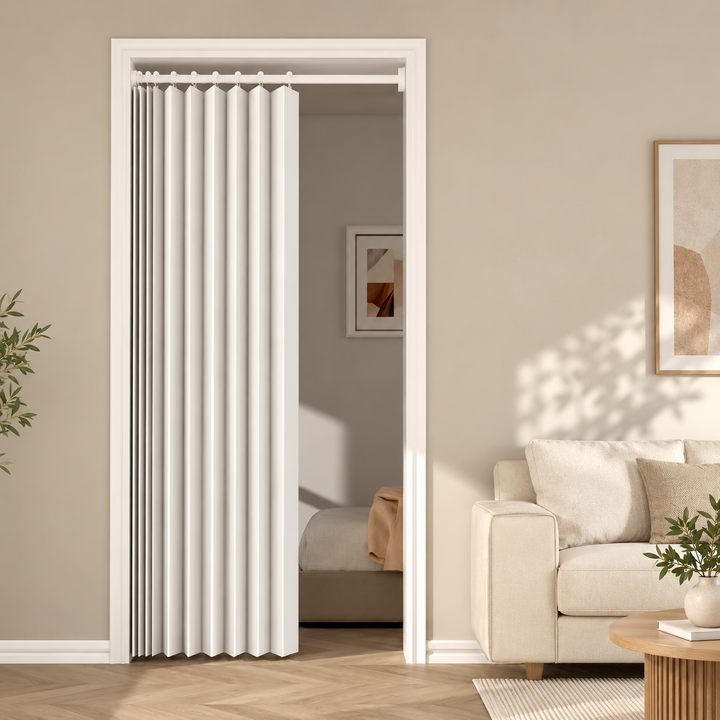 Accordion Pleated Doorway Curtain
