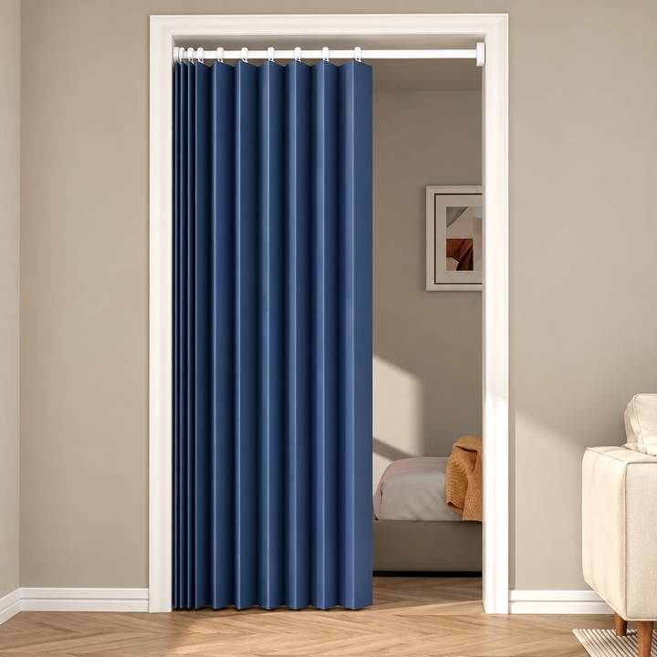 Accordion Pleated Doorway Curtain