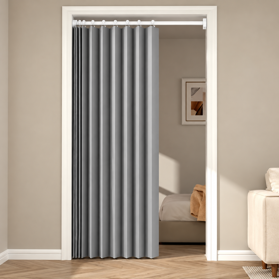 Accordion Pleated Doorway Curtain