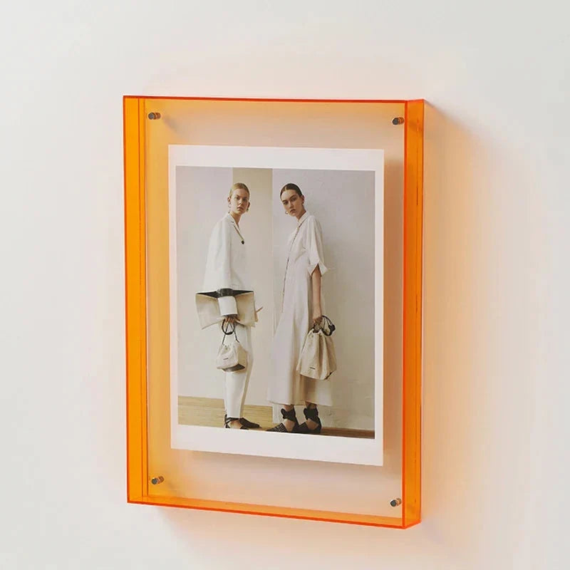 Acrylic Photo Frame with Color Glow Edges