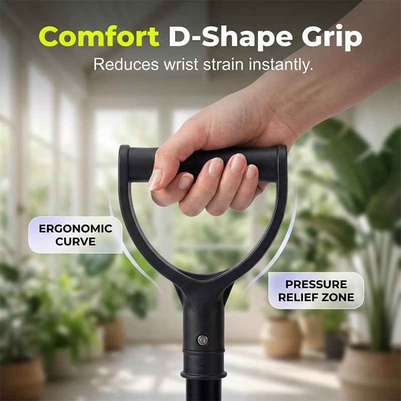Adjustable Cane - Lightweight Aluminum, Anti-Slip Base