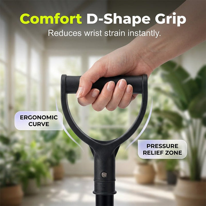 Adjustable Cane - Lightweight Aluminum, Anti-Slip Base