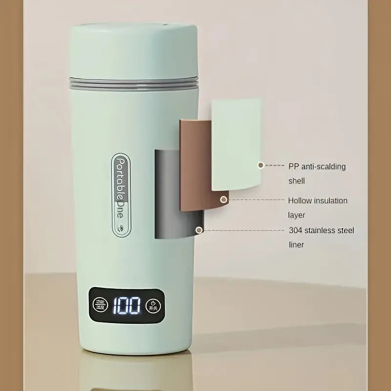 Adjustable Temperature Kettle Green 500ml