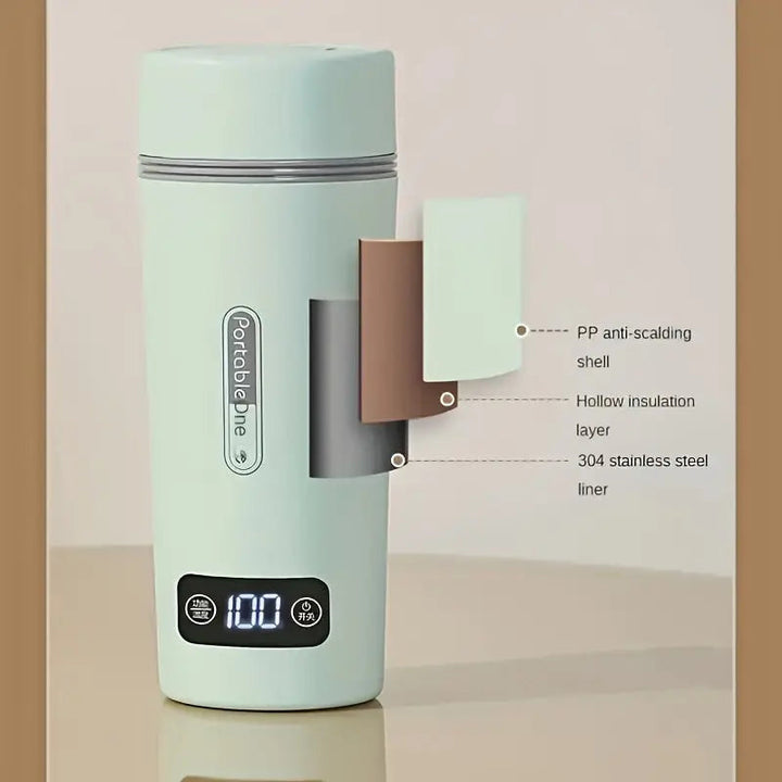 Adjustable Temperature Kettle Green 500ml