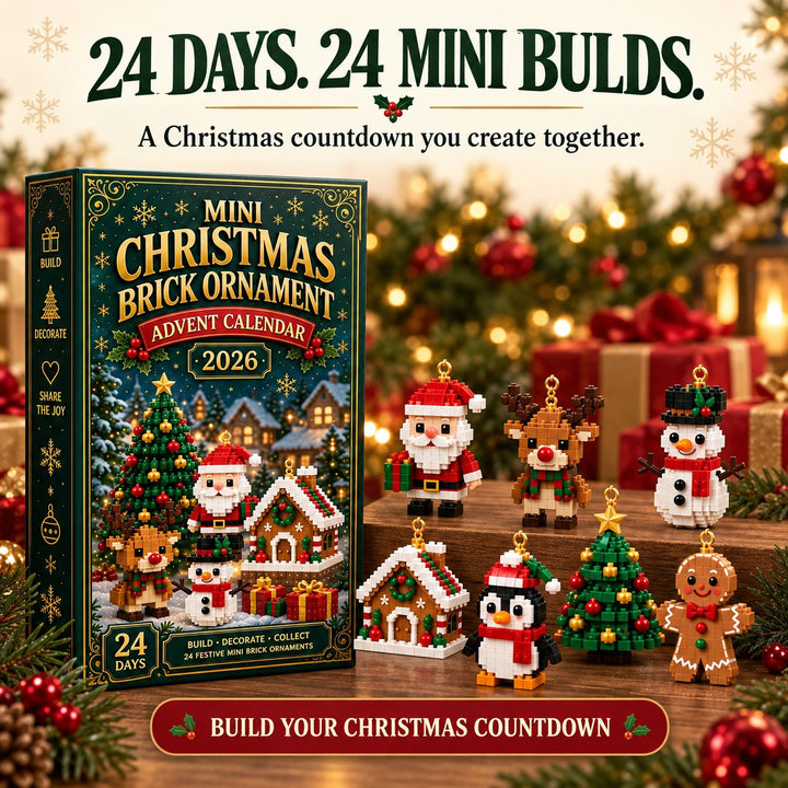 Advent Calendar with 24 Buildable Mini Figures