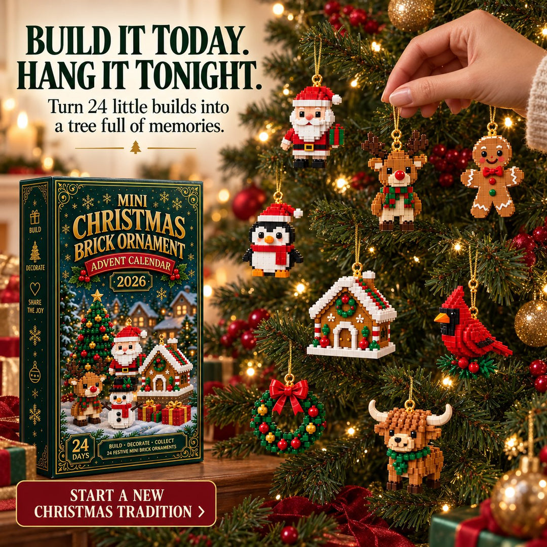 Advent Calendar with 24 Buildable Mini Figures