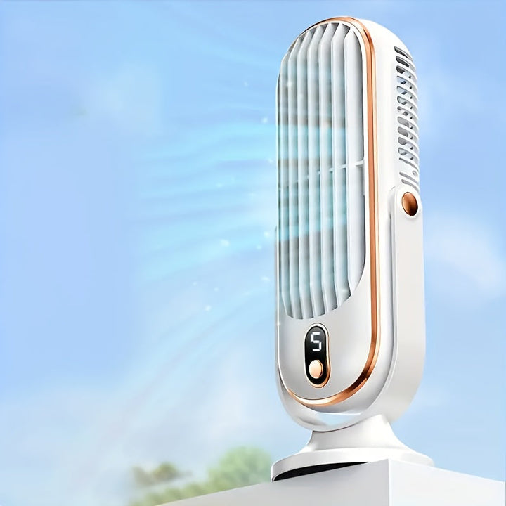 AeroLux Elite Cooling Fan | Dual Motor, 720° Rotation, USB Rechargeable &amp; Ultra Quiet for Ultimate Comfort Anywhere
