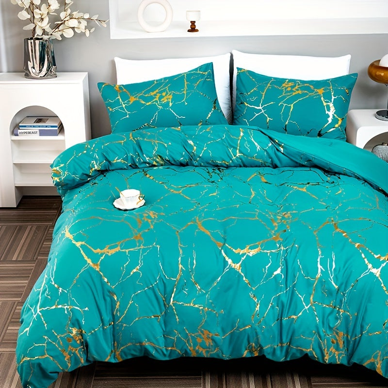 All-Season Silky Soft Temperature-Regulating Duvet Cover Set