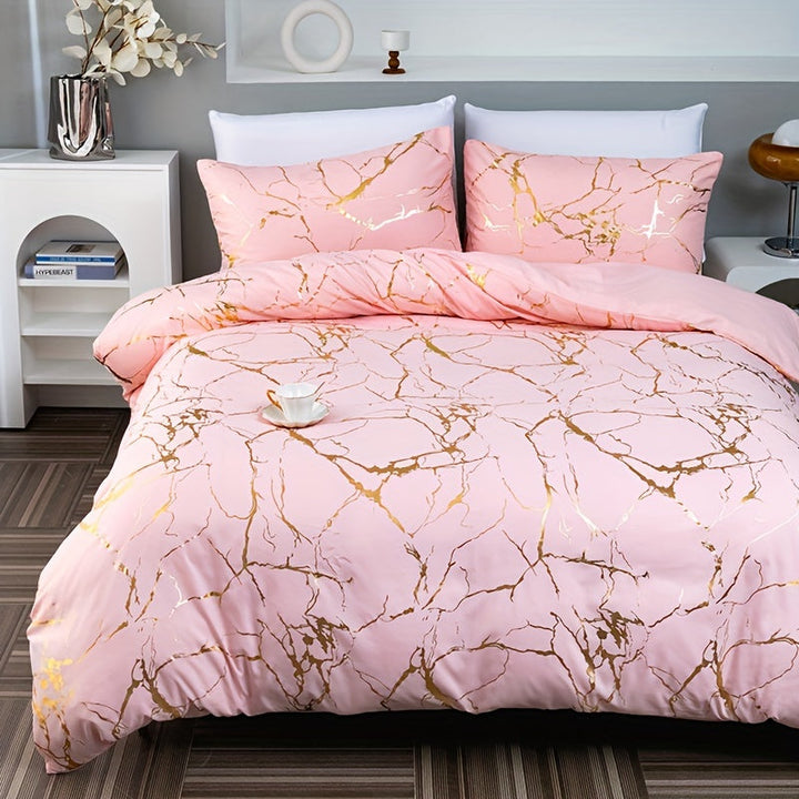 All-Season Silky Soft Temperature-Regulating Duvet Cover Set