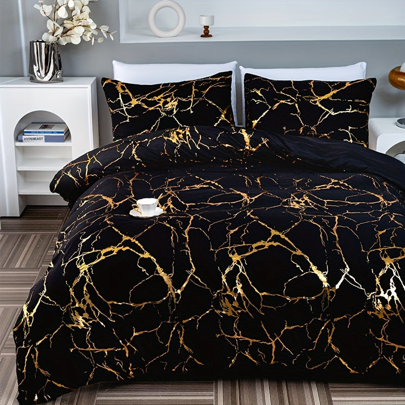 All-Season Silky Soft Temperature-Regulating Duvet Cover Set