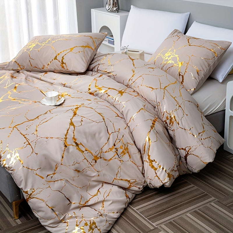 All-Season Silky Soft Temperature-Regulating Duvet Cover Set