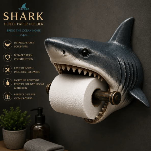 Animal-Shaped Wall-Mounted Toilet Paper Holder Series | Functional Bathroom Decor