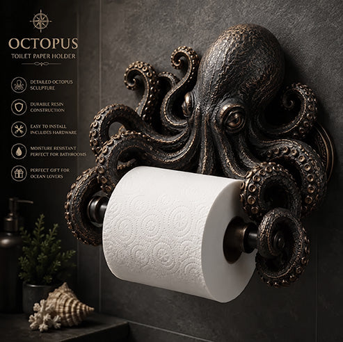 Animal-Shaped Wall-Mounted Toilet Paper Holder Series | Functional Bathroom Decor