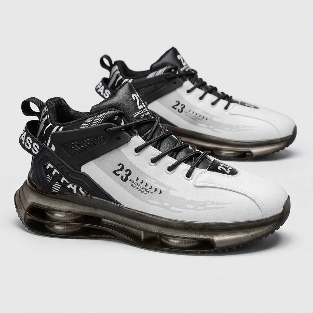 Ankle-High Lace-Up Trainers