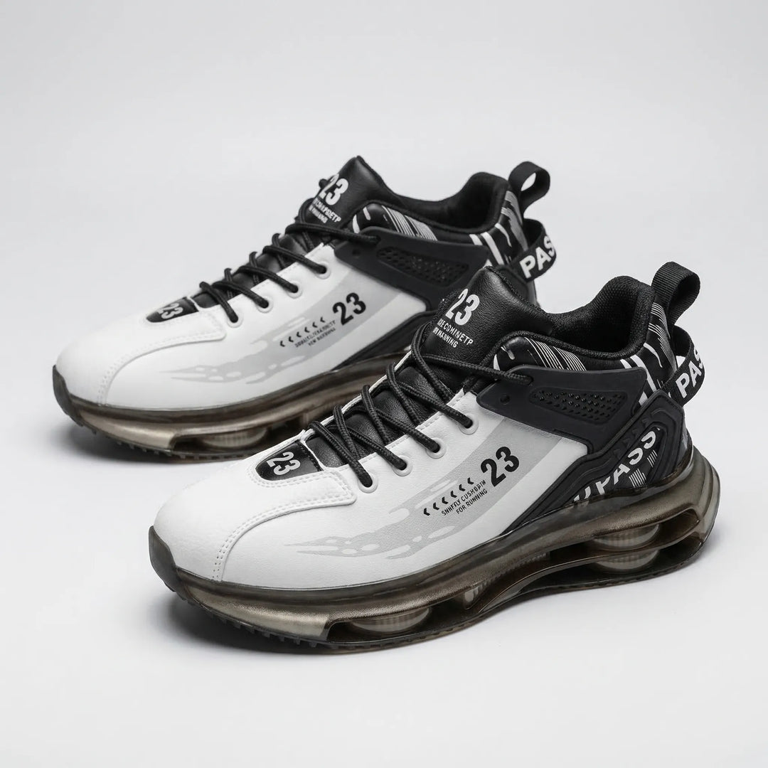 Ankle-High Lace-Up Trainers