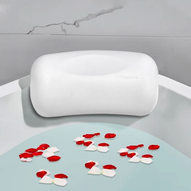 AQUACLOUD Premium Bath Pillow – Ergonomic &amp; Non-Slip for Relaxing Baths
