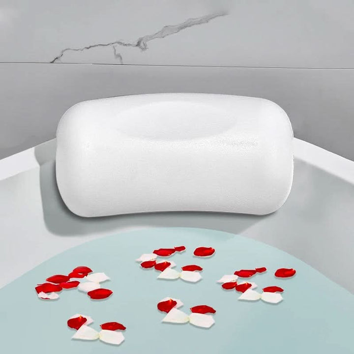 AQUACLOUD Premium Bath Pillow – Ergonomic &amp; Non-Slip for Relaxing Baths