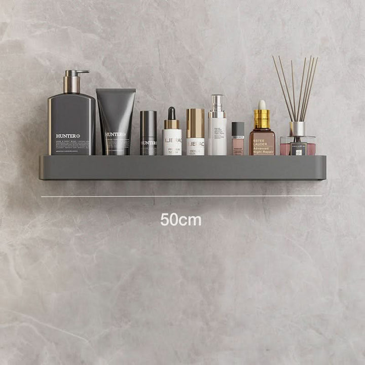 AQUASHELF – Elegant Wall Shelf for Bathroom with Towel Holder &amp; Drill-Free Installation