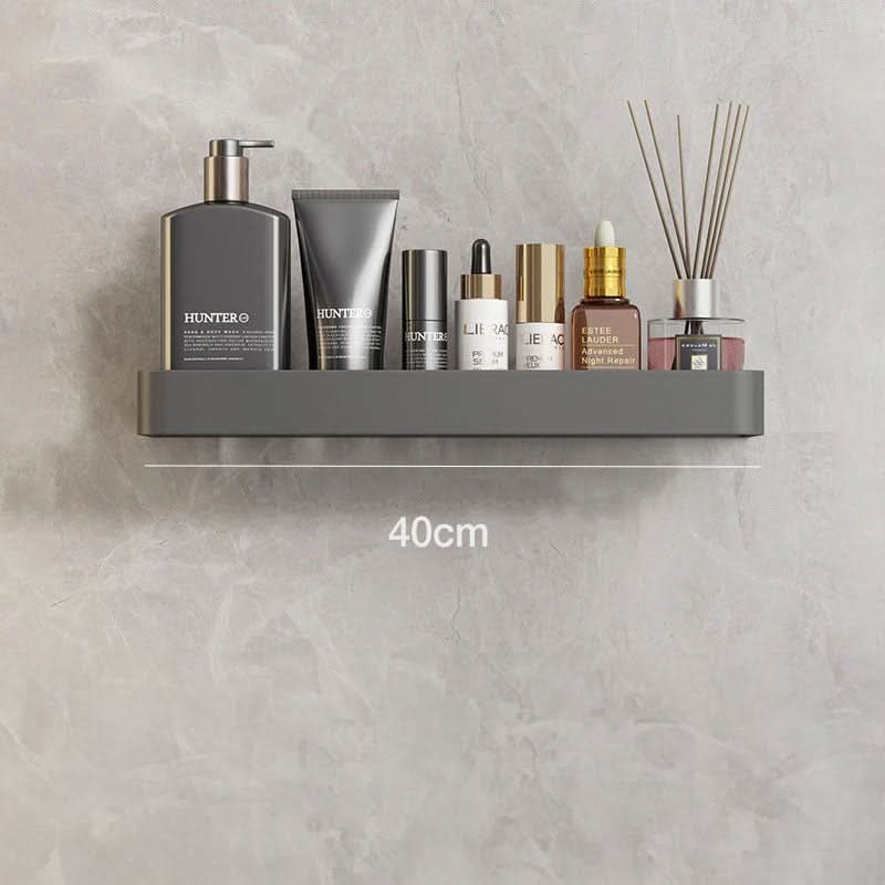 AQUASHELF – Elegant Wall Shelf for Bathroom with Towel Holder &amp; Drill-Free Installation